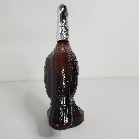 AVON Vintage Wild Turkey Country After Shave Empty Bottle Brown/Red Glass - Picture 4 of 7